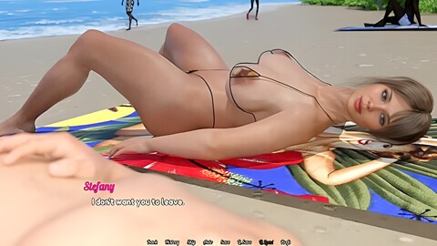 Perfect Housewife #36 Strangers Make Hot Wife Cums Hard On A Beach