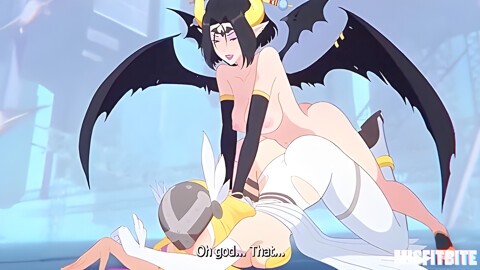 Digicore Domination Angewomon X Lilithmon - Car Toon