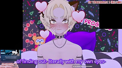 Live 2d Comeback For Vtuber Kainenbitez With Cat Boy And Car Toon