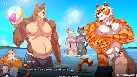 Car Toon In (gay) Big Beach Bodies! Furry Shades Of Gay 2 W/hentaigayming