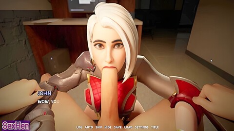 The Blonde With The Huge Ass Wants To Suck My Cock And Make Me Cum Inside Her Pussy Runrunrun Hentai Games