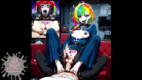 The Craziest Nut Youll Have All Day!! (rainbow Futa Hentai) - Asmr/joi