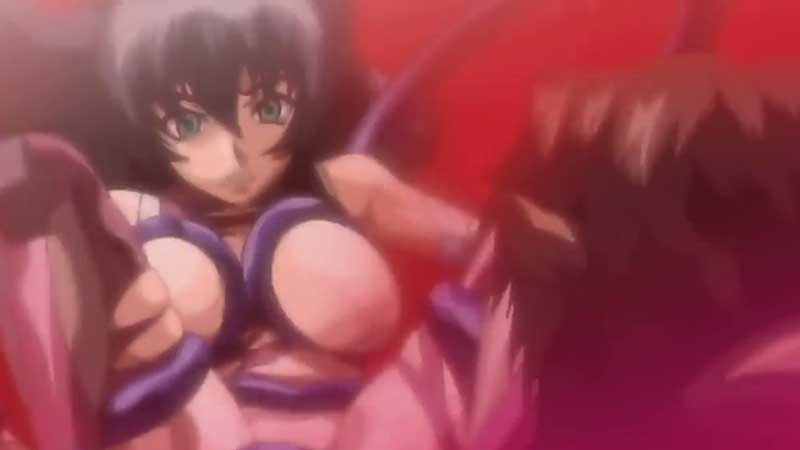 【エロアニメ】姉妹の生き残りをかけたデスマッチに割り込むように入ってきた邪悪な化け物は、なんと対魔忍の恋人！
