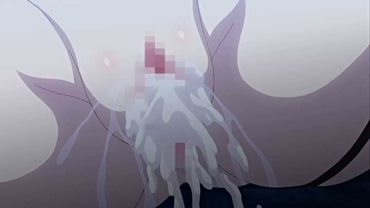 【エロアニメ】「アタシ、キレイ…？」って聞く全裸コートの口裂け女は超絶ご奉仕フェラをキメる痴女でした。裂けたお口と悪堕ちマ○コに屈強退魔師の天誅ザーメンをW注入！