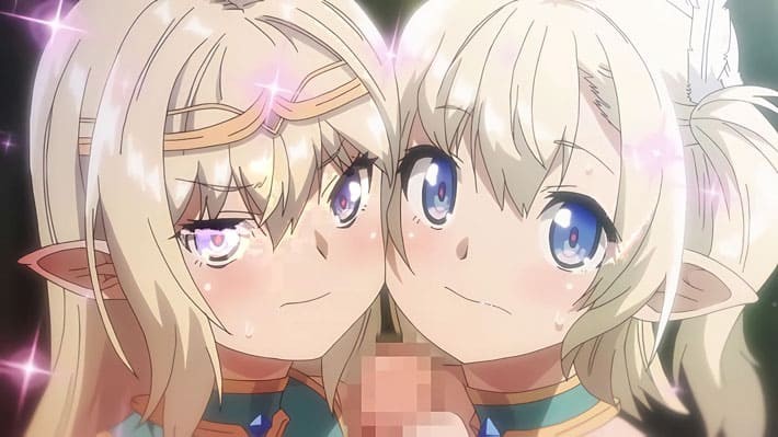 【エロアニメ】「これからもよろしくね！」勃起が止まらない！母特製媚薬でギンギンになった僕のイチモツを、発情したスケベエルフ姉妹がおねだり！