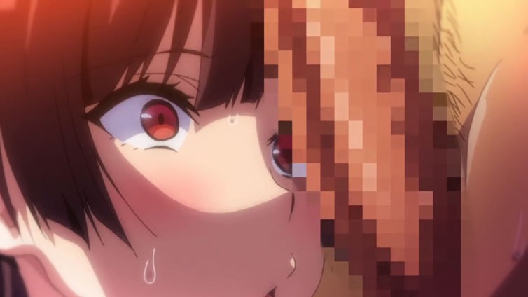 【エロアニメ】このチンチンに価値観を壊された！ヤリチン男のそそり立つ逞しいチンポをガン見るドスケベ彼女！