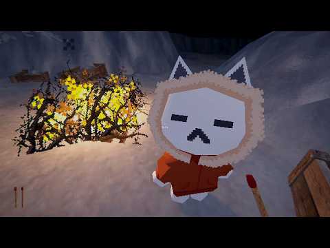 BURNING SNOW (A short experience about fire and a winter forest) サムネイル