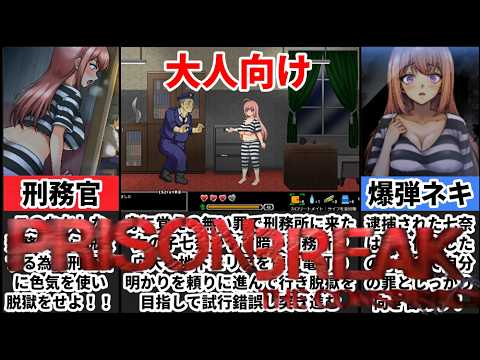 [おかしな刑務所と淫欲の地下迷宮]大人向けプリズンブレイクがガチで叡智過ぎて回避不可だったｗ[大人向け同人ゲーム紹介] サムネイル