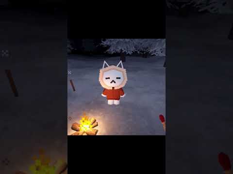 A mysterious cat and my last firework in the snow. #shorts サムネイル