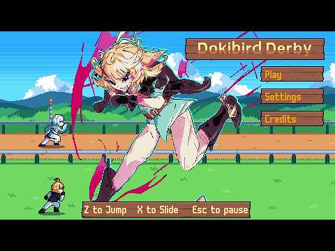 Dokibird Derby (Settle Doki and Mint's rivalry in this racing game!) サムネイル