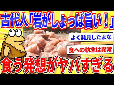 古代人「おっ、美味そうな岩やんけ！食ったろ！」←なぜ食おうと思ったのか【2ch面白いスレゆっくり解説】 サムネイル