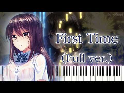 【ペトリコール -Petrichor- OP】First Time/夢乃ゆき (フル) ピアノアレンジ サムネイル