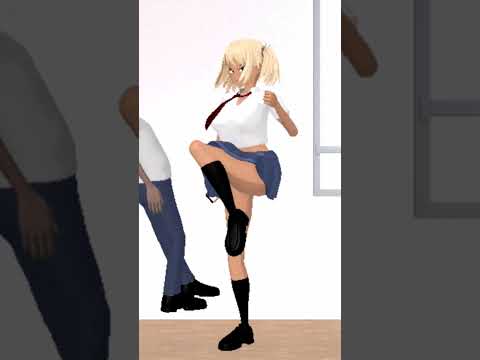 リベンジ！　バレた！ギャルのニーキック！　＃ギャル サムネイル