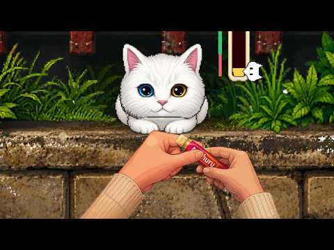 Purrfect Squeeze (2D, Cats, Pixel Art) サムネイル