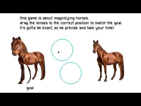 Horse Magnifier (game where you magnify horses) サムネイル