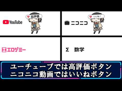 YouTubeでは高評価ボタン　ニコニコ動画ではいいねボタン　ではエロゲミーは何ボタンでしょう？ サムネイル