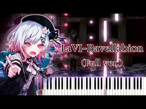 【魔法少女ノ魔女裁判 OP】LaVI-Bavellabion (フル) ピアノアレンジ サムネイル